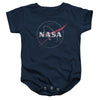Nasa - Distressed Logo Infant Snapsuit