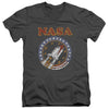 Nasa - Retro Shuttle Adult Slim Fit V Neck Cotton