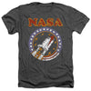 Nasa - Retro Shuttle Adult Regular Fit Heather Short Sleeve
