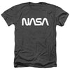 Nasa - Worm Logo Adult Regular Fit Heather Short Sleeve