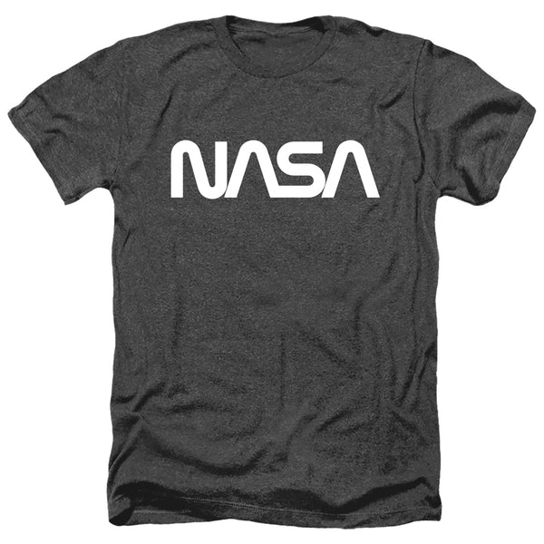 Nasa - Worm Logo Adult Regular Fit Heather Short Sleeve