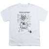 Nasa - Lunar Module Digram Youth Short Sleeve