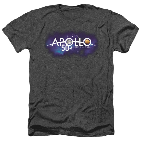 Nasa - Next Giant Leap Adult Regular Fit Heather Short Sleeve