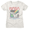 NASA Rainbow Sts-Vintage Ladies S/S Tshirt