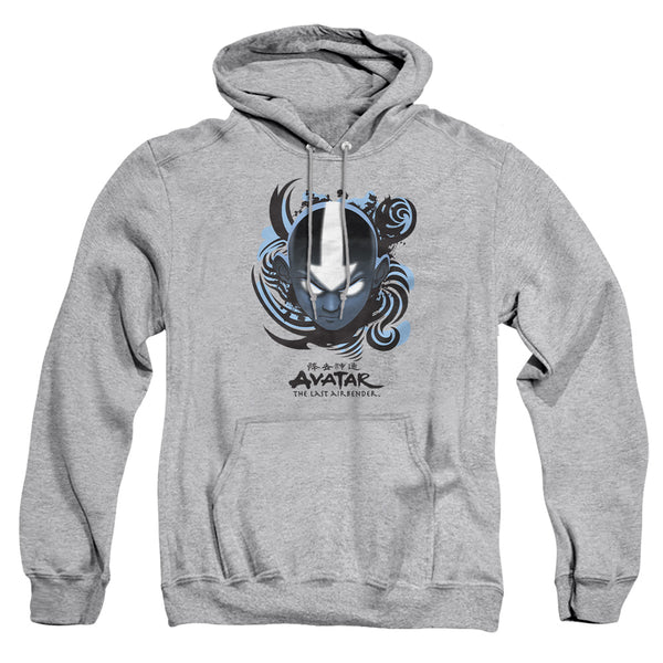 Avatar The Last Airbender - Airbender Blue And Black Kanji Adult Pullover Hoodie
