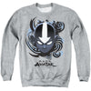 Avatar The Last Airbender - Airbender Blue And Black Kanji Adult Crewneck Sweatshirt