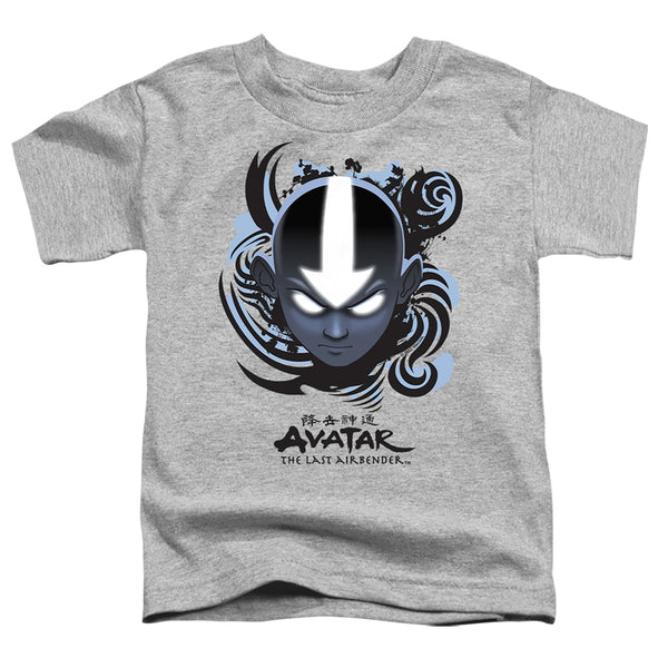 Avatar The Last Airbender - Airbender Blue And Black Kanji Toddler Short Sleeve