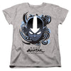 Avatar The Last Airbender - Airbender Blue And Black Kanji Women's Short Sleeve