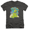 Rugrats - Reptar Stomp Adult Slim Fit V Neck Cotton