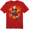 Avatar The Last Airbender - Zuko Flame Burst Adult Regular Fit Short Sleeve