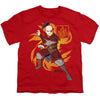 Avatar The Last Airbender - Zuko Flame Burst Youth Short Sleeve