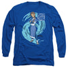 Avatar The Last Airbender - Katara Water Wave Adult Long Sleeve