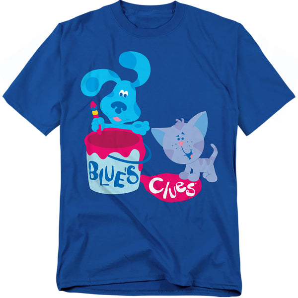 Blue’s Clues (Classic) - Paint It! Adult Regular Fit Short Sleeve