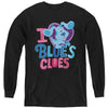 Blues Clues & You - I Heart Blue L - S Youth