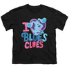 Blues Clues & You - I Heart Blue Youth Short Sleeve