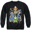 Avatar The Last Airbender - Team Avatar Elements Adult Crewneck Sweatshirt