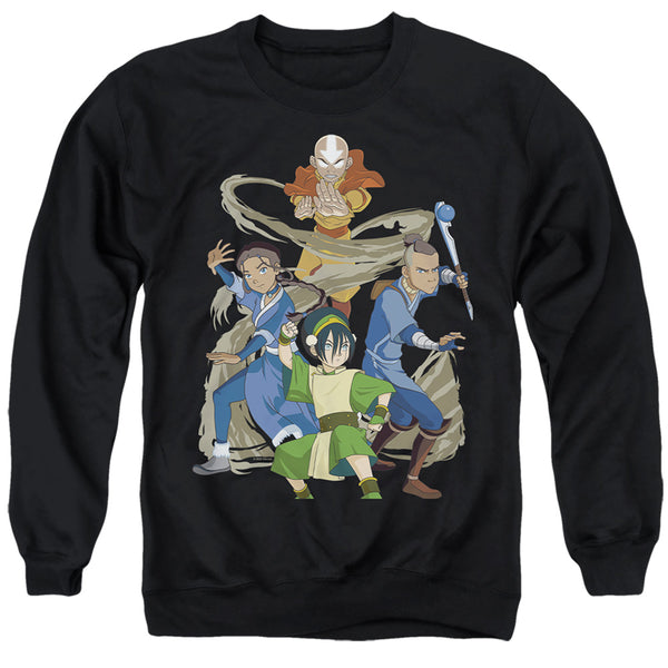 Avatar The Last Airbender - Team Avatar Elements Adult Crewneck Sweatshirt