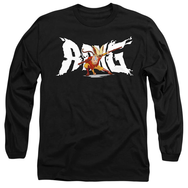 Avatar The Last Airbender - Aang And Momo Adult Long Sleeve