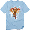 Avatar The Last Airbender - Flower And Fish Aang Adult Regular Fit Short Sleeve