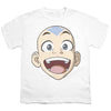 Avatar The Last Airbender - Big Aang Face Youth Short Sleeve