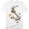 Avatar The Last Airbender - Hang On Appa Adult Regular Fit Short Sleeve