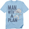 Rugrats - Man With A Plan Adult Regular Fit Short Sleeve