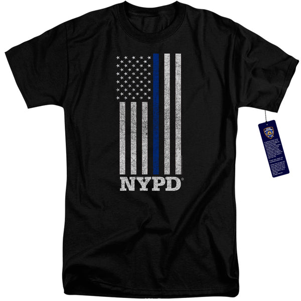 New York City - Thin Blue Line Adult Tall Fit Short Sleeve