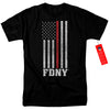 New York City - Thin Red Line Adult Regular Fit Short Sleeve