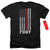 New York City - Thin Red Line Adult Regular Fit Heather Short Sleeve