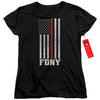 New York City - Thin Red Line Women's Short Sleeve