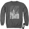New York City - Manhattan Monochrome Adult Crewneck Sweatshirt