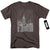 New York City - Manhattan Monochrome Adult Regular Fit Short Sleeve
