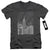 New York City - Manhattan Monochrome Adult Slim Fit V Neck Cotton