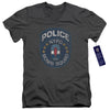 New York City - Bomb Squad Adult Slim Fit V Neck Cotton