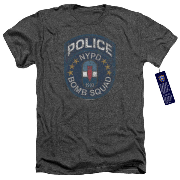 New York City - Bomb Squad Adult Regular Fit Heather Short Sleeve