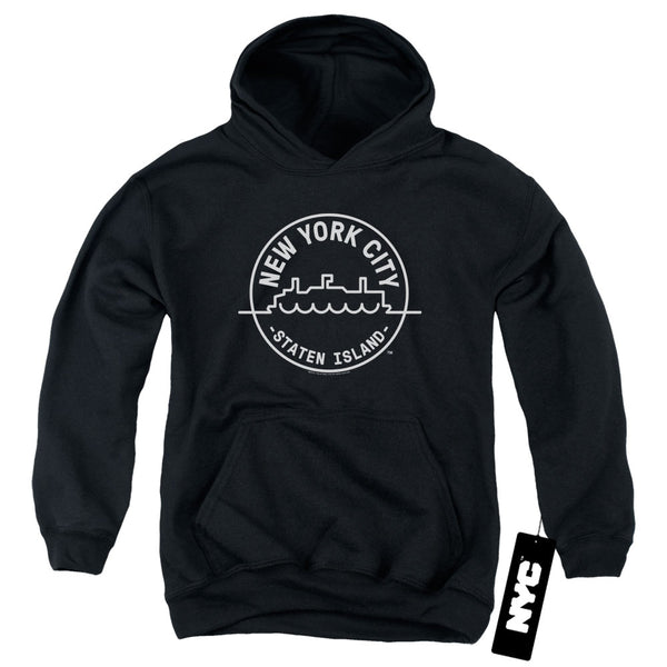 New York City - See Nyc Staten Island Youth Hooded Sweatshirt
