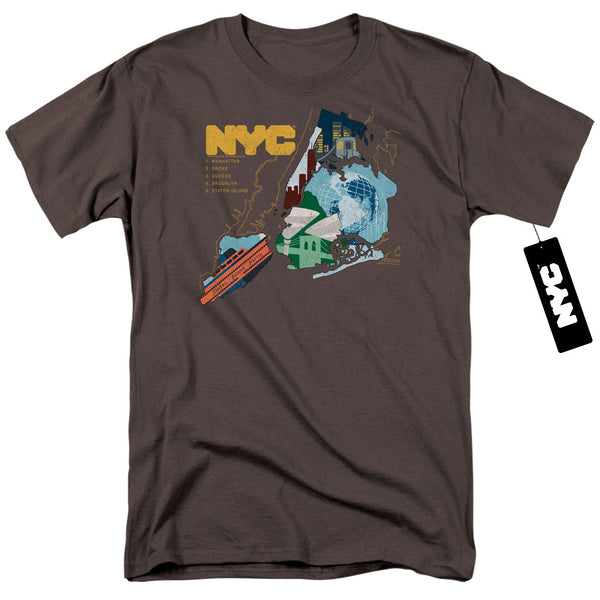 New York City - Five Boroughs Adult Regular Fit Short Sleeve