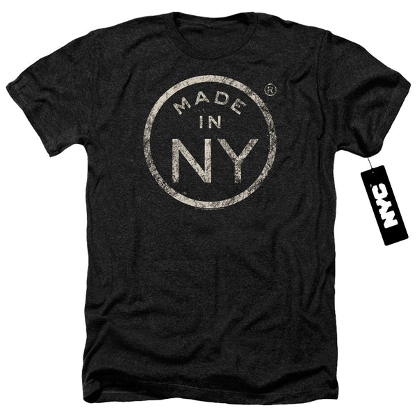 New York City - Ny Made Adult Regular Fit Heather Short Sleeve