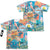 New York City - Eating Nyc (Front - Back Print) Adult Regular Fit Short Sleeve 65 - 35 Poly - Cotton