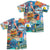 New York City - Eating Nyc (Front - Back Print) Adult Regular Fit Short Sleeve 100% Poly
