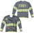 New York City - Fdny Uniform (Front - Back Print) L - S Adult Poly Crew
