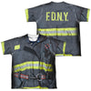 New York City - Fdny Uniform (Front - Back Print) Youth Short Sleeve 100% Poly