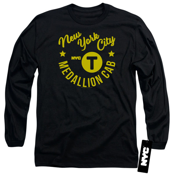 New York City - Nyc Hipster Taxi Tee Adult Long Sleeve