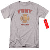 New York City - Fdny Vintage Badge Adult Regular Fit Short Sleeve