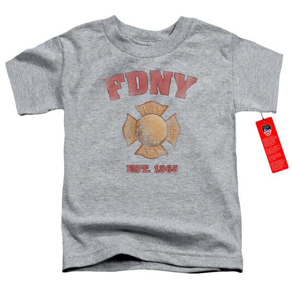 New York City - Fdny Vintage Badge Toddler Short Sleeve