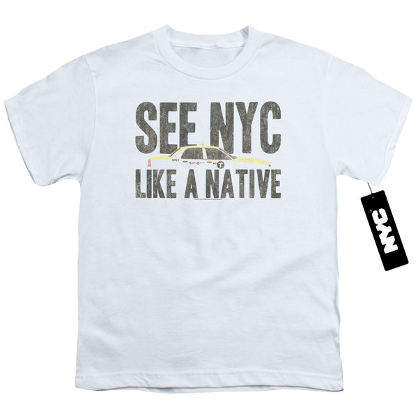 New York City - Nyc Like A Native Youth Short Sleeve