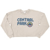 New York City - Nyc Central Park Logo Crop Sweatshirt