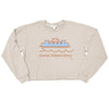 New York City - Nyc Staten Island Ferry Crop Sweatshirt