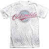 Oldsmobile - Oversized And Faded Logo Adult Regular Fit Short Sleeve 100% Poly