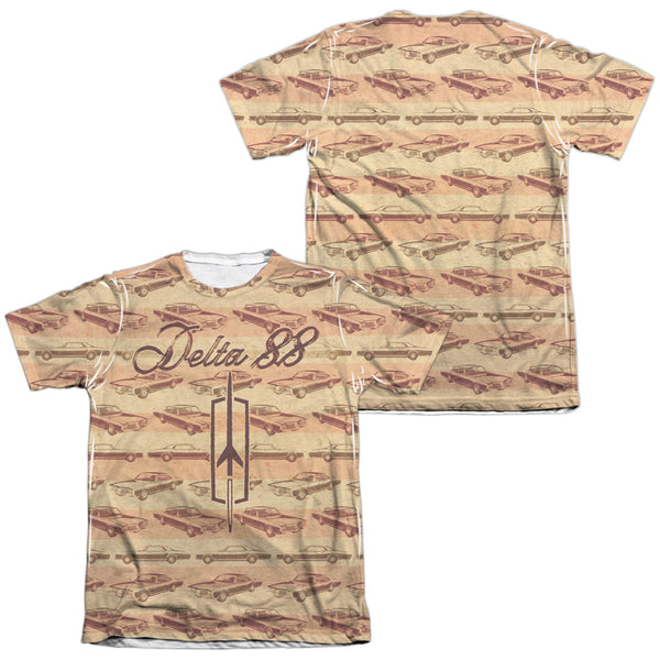 Oldsmobile - Delta 88 (Front - Back Print) Adult Regular Fit Short Sleeve 65 - 35 Poly - Cotton